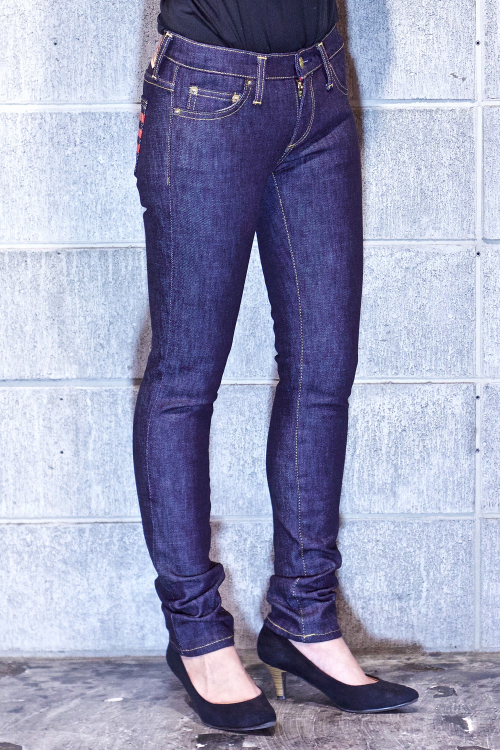 blackmeans - 05 WOMEN SKINNY INDIGO / スキニー デニムパンツ