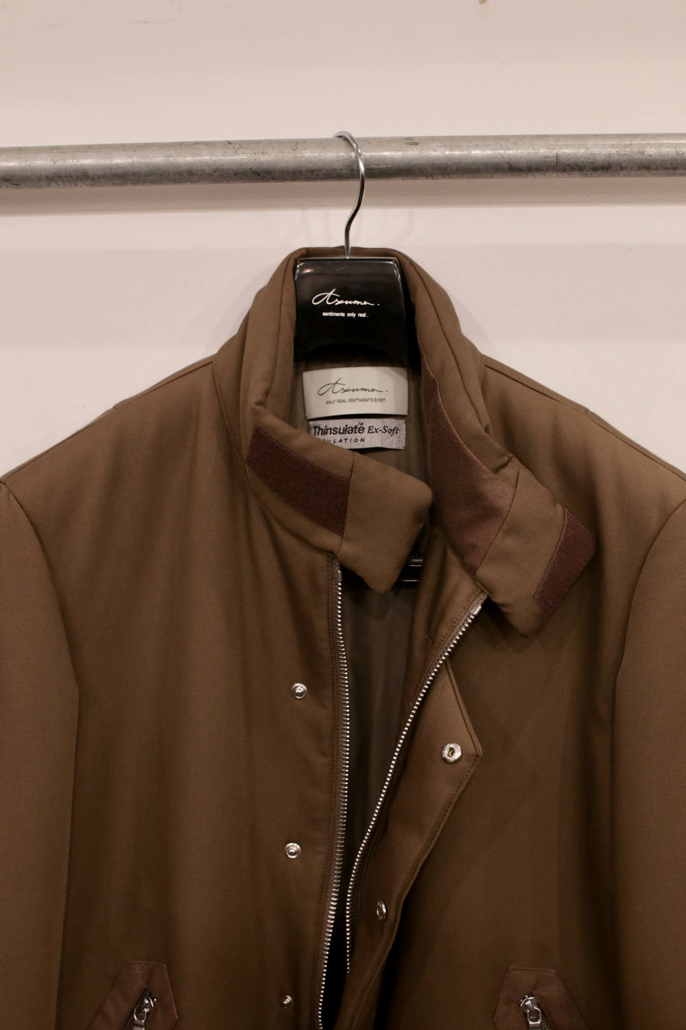 Azuma - CITY BIKER JACKET(BLACK,SOIL) | HAZE