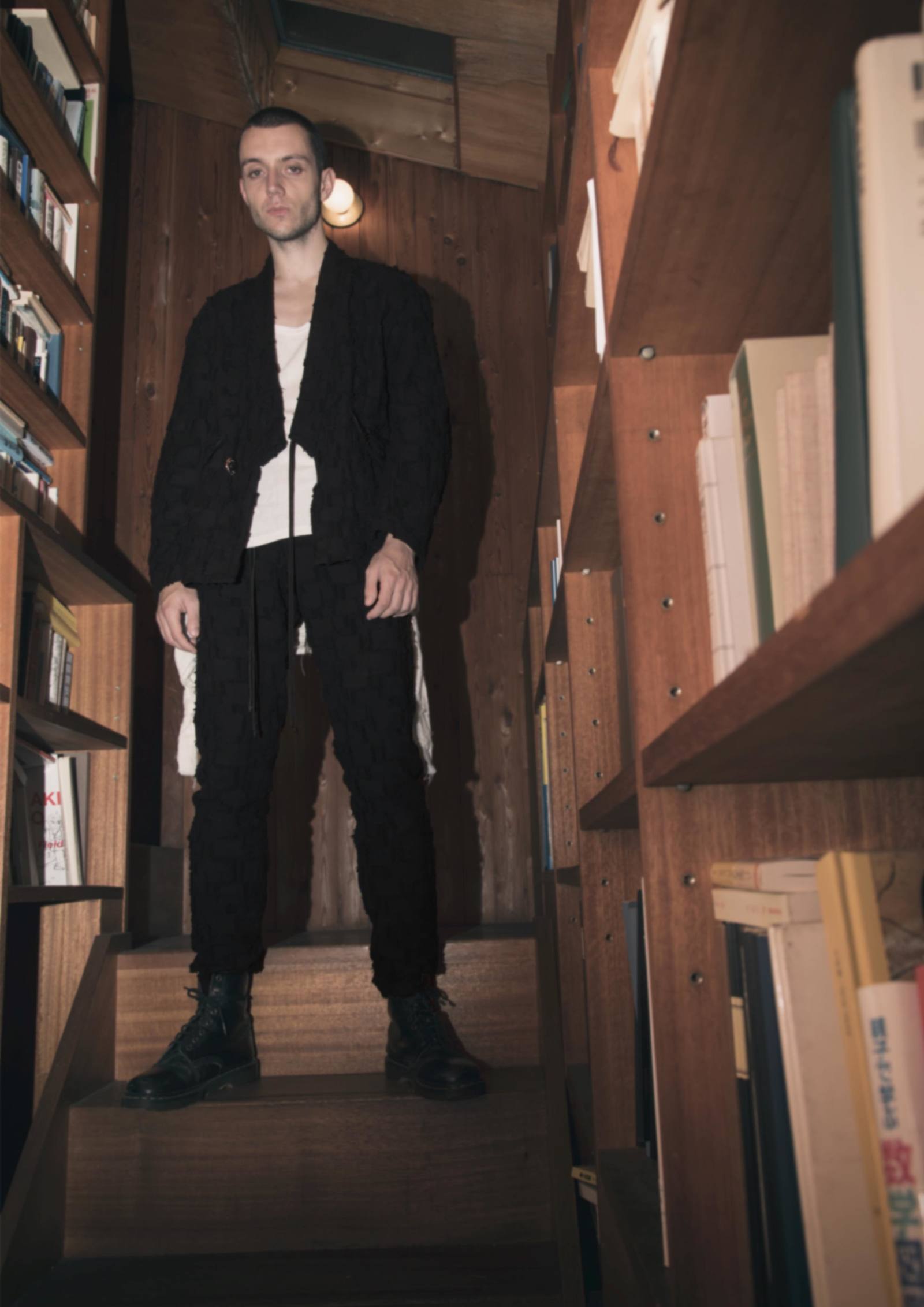 Azuma - CRUST JACQUARD Pants | HAZE