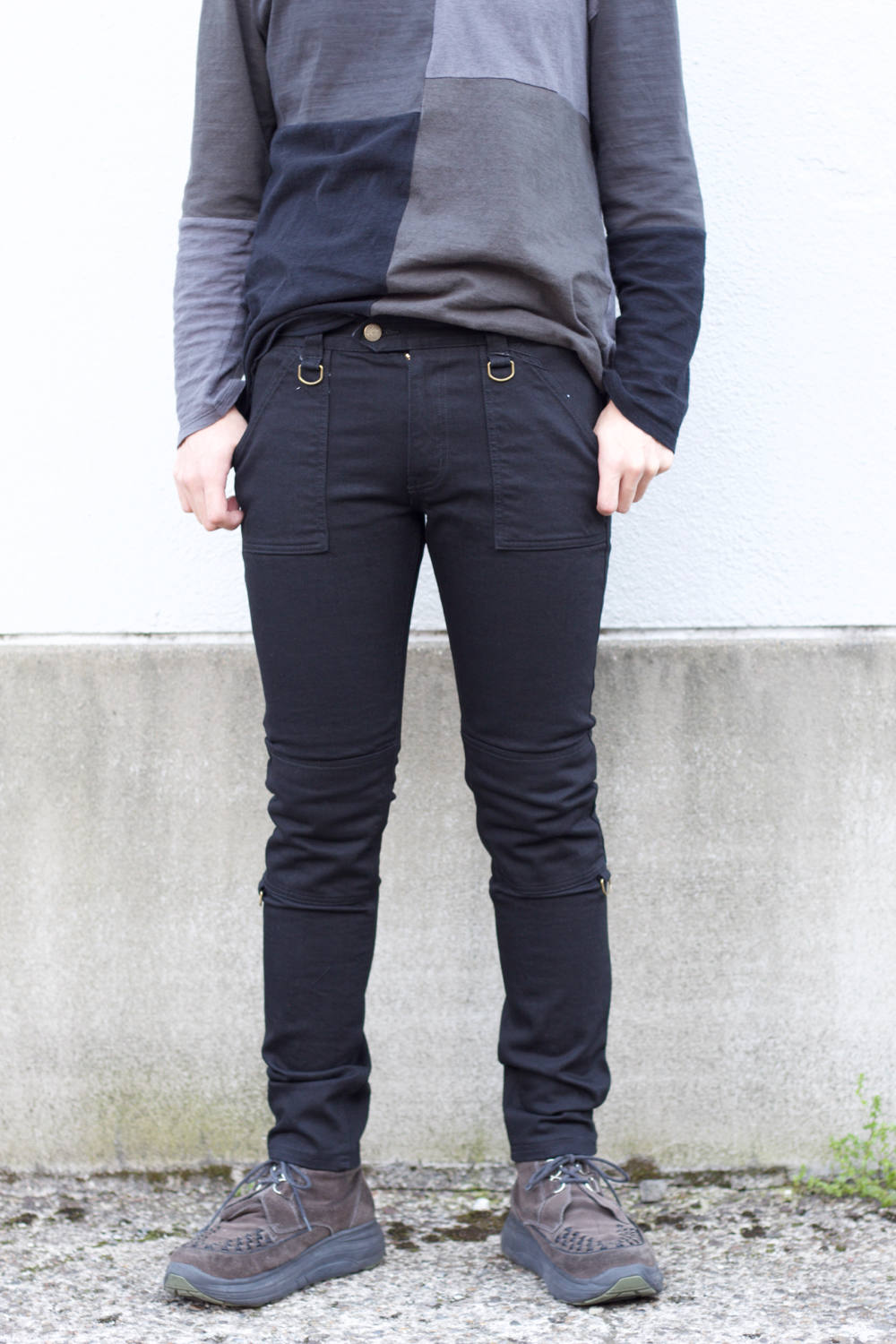 blackmeans デニムスリムパンツ　black Mサイズ fLophJqP.jpg