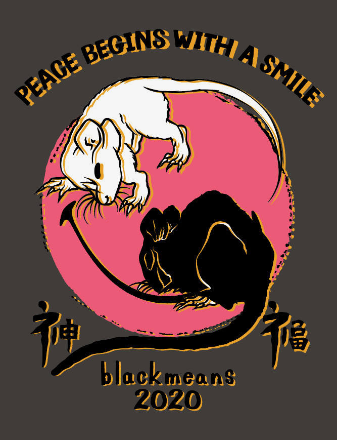 black means 般若心経　八咫烏パーカー 3025e270004-1.jpg